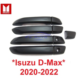 ครอบมือจับประตู Isuzu New D-Max 2020 2021 2022 สีดำด้าน รุ่นรอง top อีซูซุ ดีแม็กซ์ ครอบมือดึง ครอบมือเปิด ประตู DMAX