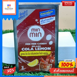 มิน มิน ลูกอม กลิ่นสแปลช โคล่า-เลม่อน 28กรัมMin Min Splash Saveur Cola-Citron Bonbons 28g