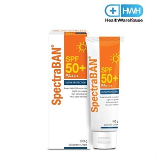 SpectraBAN SPF50+ 100 g (Exp. 1/2025) Anti UVA-UVB with SPF 50+, PA+++ โฉมใหม่ แพคเกจใหม่