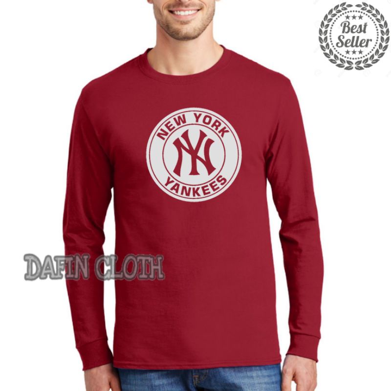 เสื้อยืดแขนยาวผู้ชาย New York Yankees