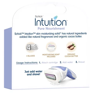 ชิค มีดโกน โกโก้ บัตเตอร์ รีฟิล/Schick Intuition Pure Nourishment Cocoa Butter Refill