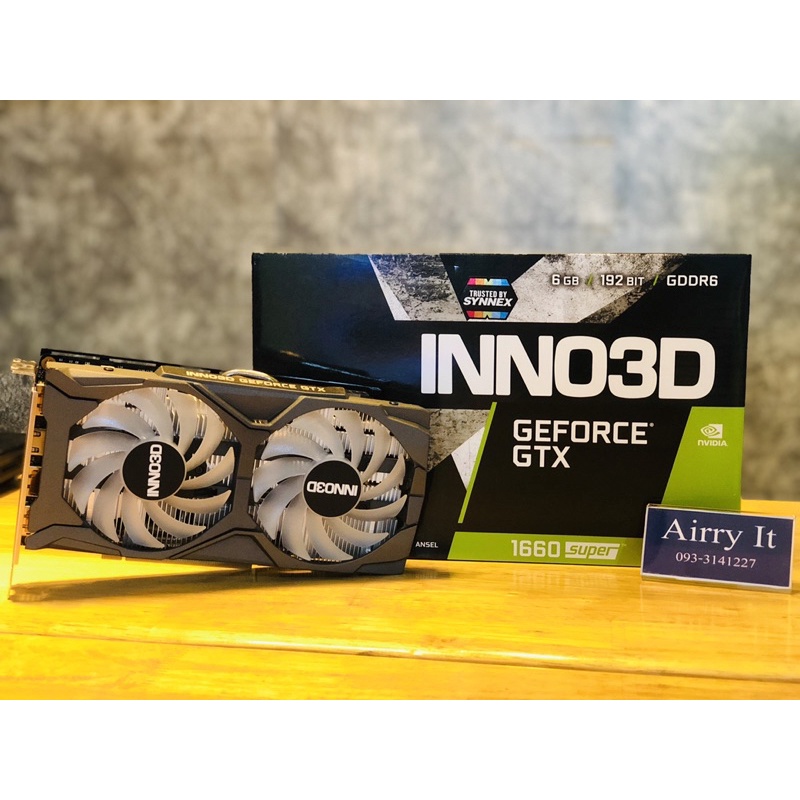 การ์ดจอ INNO GTX1660super 6gb  มือสอง