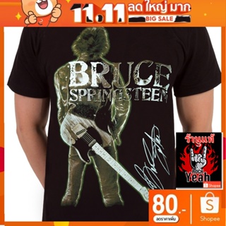 เสื้อวง Bruce Springsteen เสื้อลาย บรูซ สปริงส์ทีน เสื้อยืดผู้ชาย Rock เสื้อวินเทจ RCM837