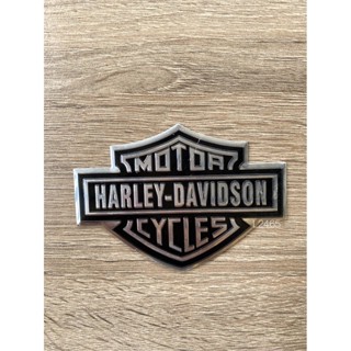 โลโก้ HARLEY DAVIDSON ขนาด 10.8x7.5 cm. อะลูมิเนียม