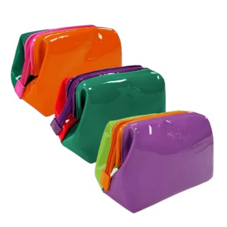 wigglewiggle waterproof makeup pvc bag,  enamel pouch