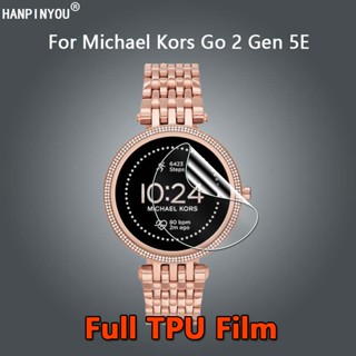 สําหรับ Michael Kors MK Go 2 Gen 5E Smartwatch Ultra Slim Clear Soft TPU Film Screen Protector - ไม่ใช่กระจกนิรภัย