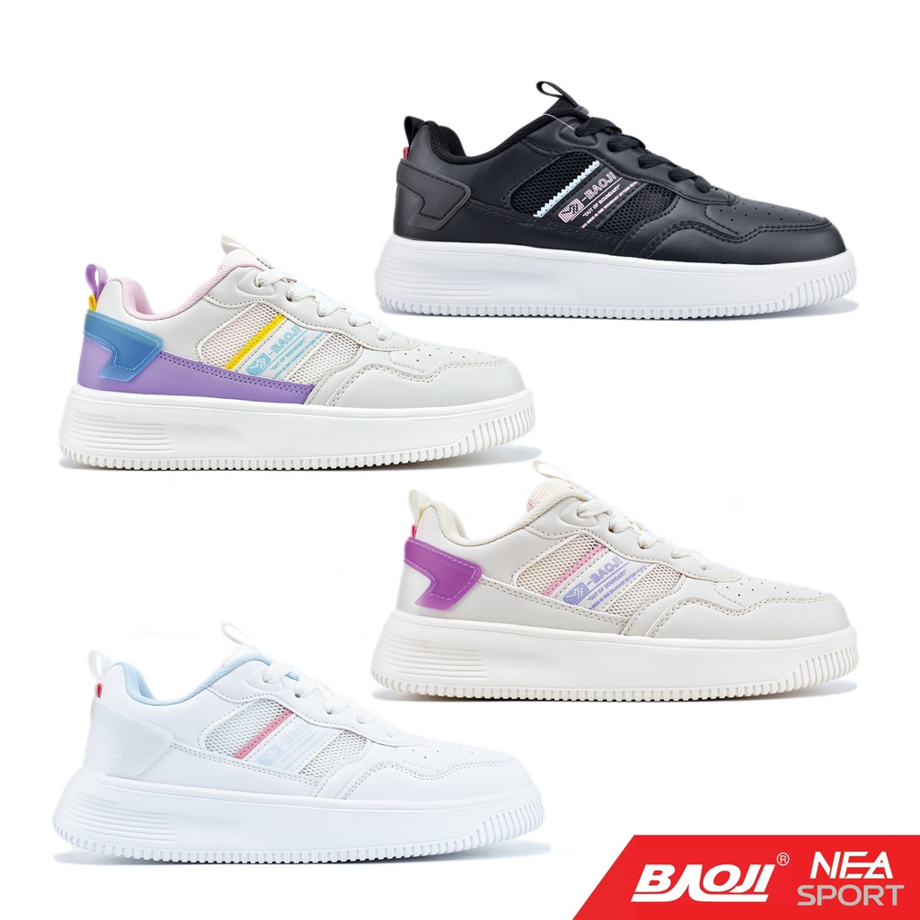 [ลด30% เก็บโค้ด 2509FASHDD] BAOJI 914 Highlight รองเท้าผ้าใบ  ผู้หญิง รุ่นฮิต บาโอจิ แท้