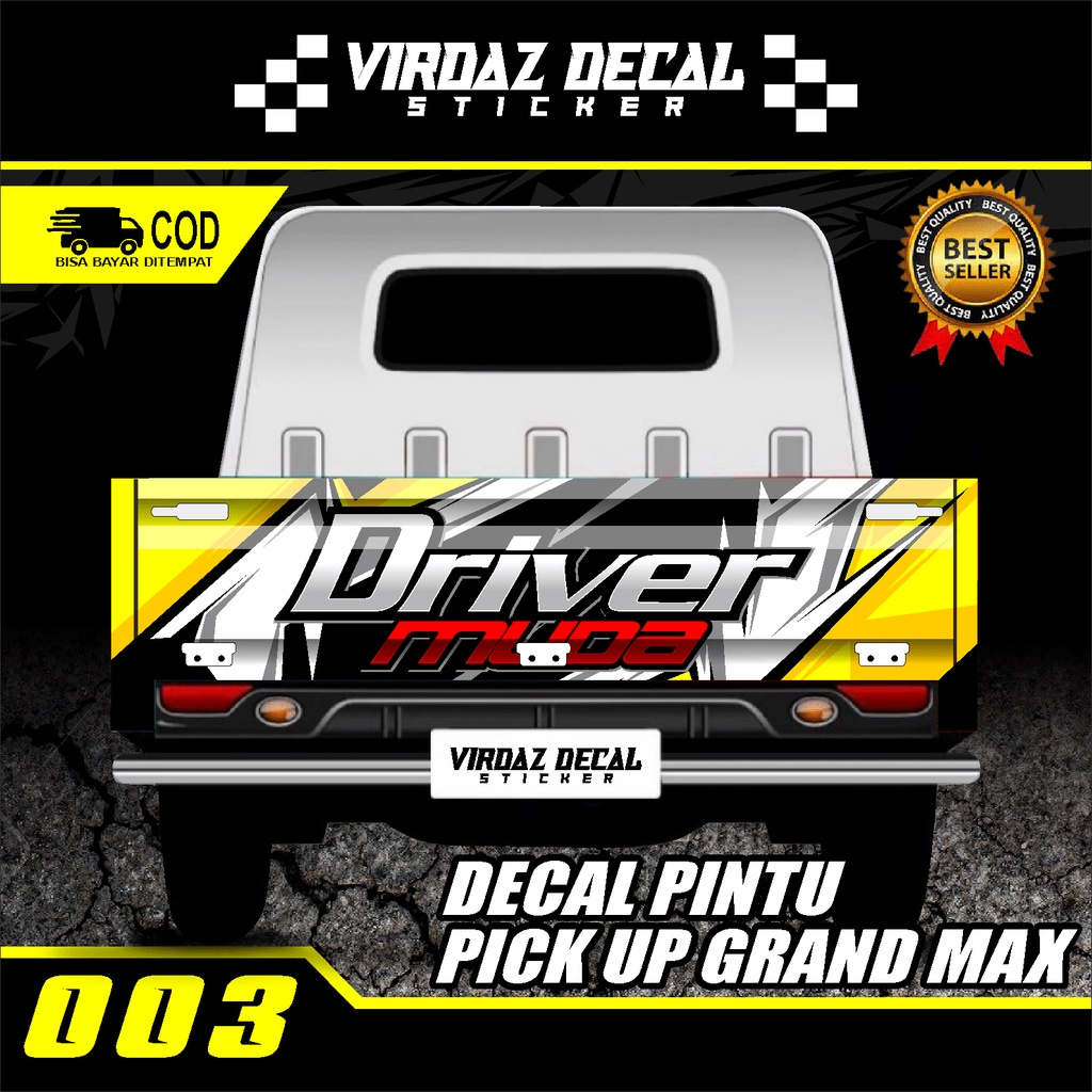 ด้านหลังประตู Decal สติกเกอร์สําหรับ Pick Up L300/GRAND MAX/CERRY ใหม่/TS120 ด้านหลังสติกเกอร์ YOUNG