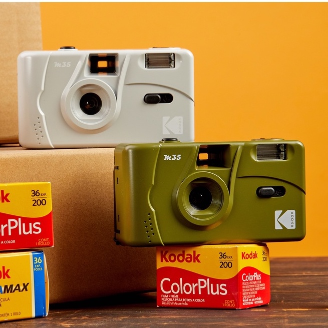 กล้องฟิล์ม Kodak M35 M38 แถมถ่าน เปลี่ยนฟิล์มได้ Reusable Film Camera