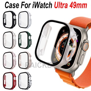 กระจกกันรอยหน้าจอ+ฝาครอบ Full Frame Case สําหรับ iWatch Ultra 3 / 2 / 1 49mm