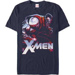 Colossus Pose X-Men T-Shirt เสื้อยืดวินเทจ เสื้อทหาร เสื้อยืดสวยๆ เสื้อยืด cotton