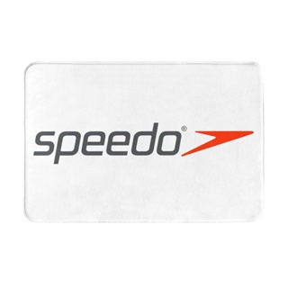 Speedo (2) พรมเช็ดเท้า ผ้าสักหลาด กันลื่น ดูดซับน้ํา แห้งเร็ว 16x24 นิ้ว สําหรับห้องน้ํา พร้อมส่ง