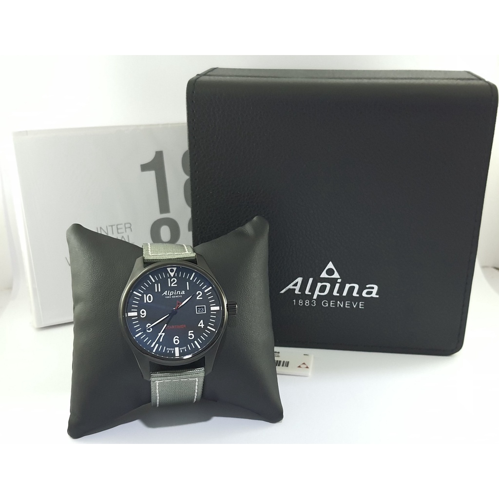 นาฬิกา ALPINA MEN'S AL-240B4FBS6 STARTIMER PILOT QUARTZ พร้อมกล่อง (ใหม่)