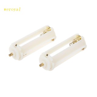 Weroyal ใหม่ ที่วางไฟฉาย สําหรับ Case Box 3 AAA LR03 2 ชิ้น