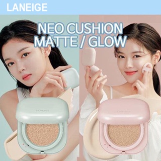 ลาเนจ นีโอ คุชชั่น Laneige Neo Cushion 15 g. +พัฟ นีโอรองพื้น นีโอคูชั่น รุ่นแมต, โกลว ของแท้ของใหม่ แยกจากตลับ