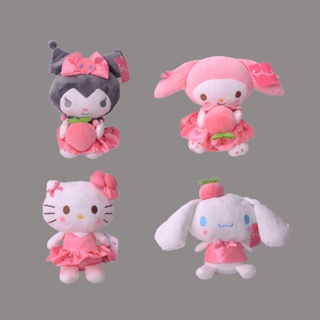 [Doly] ตุ๊กตานุ่ม รูปการ์ตูน Sanrio Cinnamoroll Kuromi Melody Hello Kitty เหมาะกับของขวัญ สําหรับตกแต่งบ้าน