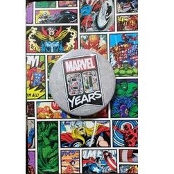 Marvel 80 Years anniversary Pin Button Brooch Badge เข็มกลัด