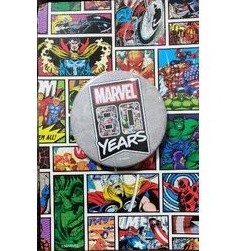 Marvel 80 Years anniversary Pin Button Brooch Badge เข็มกลัด