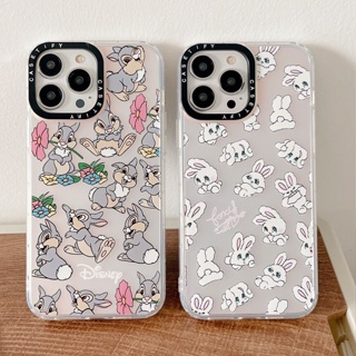 เคสโทรศัพท์ ลายกระต่าย CT เลเซอร์ สําหรับ iPhone 14 13 12 11 X iPhone11