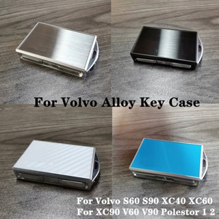 For Volvo Key Modification Shell Key Cover Zinc Alloy Key Case for Volvo S90 S60 Key Case XC60 key shell XC40 V90  Poles