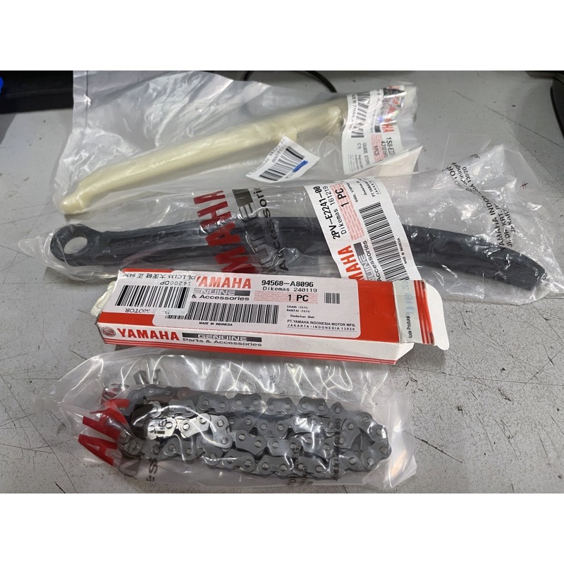 HLY FZ150 Y15ZR Y15 lc135 v1 V2 V3 V4 V5 V6 v7 Timing chain TENSIONER GUIDE SET 96L rantai จุกโคเล็ก