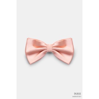 Salmon Silk Bowtie-โบว์ไทผ้าไหมสีโอรส