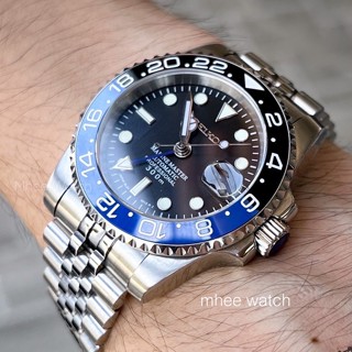 SeikoMod GMT BATMAN Jubilee Straps bezel ceramic