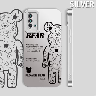 เคสโทรศัพท์มือถือ ซิลิโคน ลายดอกไม้ violent bear Angel Eyes สําหรับ Xiaomi Redmi 9T 9 Power Note 9 4G