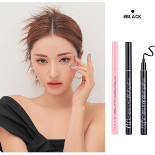 อายไลเนอร์ ดำ Eyeliner Pen ดินสอเขียนขอบตา กันน้ำ เหงื่อ หัวนุ่ม วาดง่ เหมาะสำหรับมือใหม่แต่งหน้า