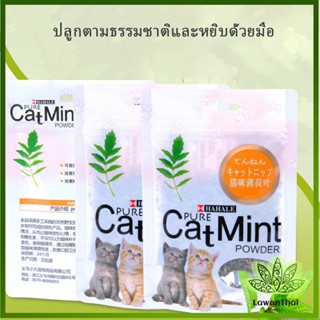 Lawan ผงแคทนิป &amp; ผงมาทาทาบิ ซองซิบ "พลาสติก"  ของแท้ 100% โรยของเล่นแมว 5g (พร้อมส่ง) Catnip