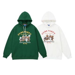 spaceboy สเวตเตอร์ฮู้ด “ Cubs party ” hood sweater [W2505]