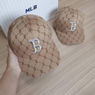 พร้อมส่ง MLB dia monogram cap Boston สีน้ำตาล 🤎🤎