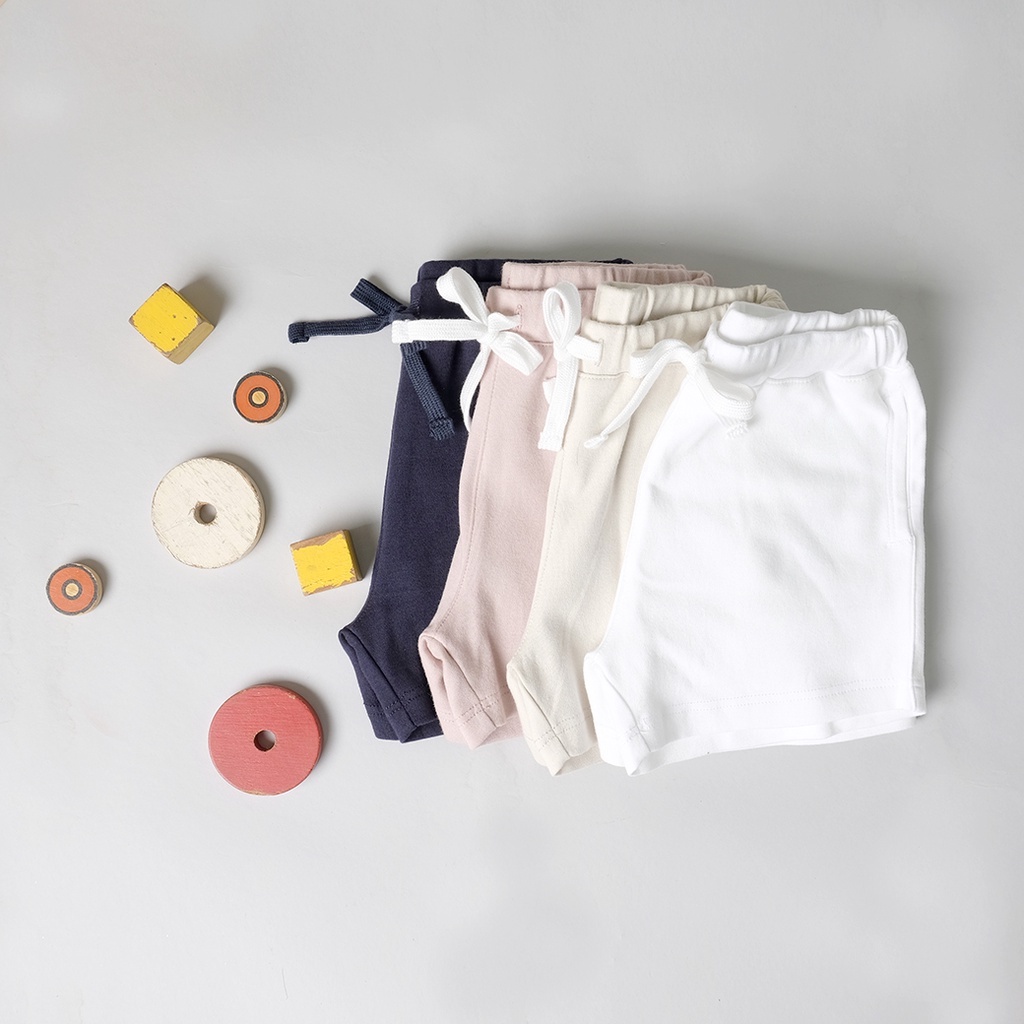 LITTLE KOO'S กางเกงขาสั้นเด็ก Kids Shorts รุ่น Supersoft  *100% Combed Cotton* 1-7ขวบ