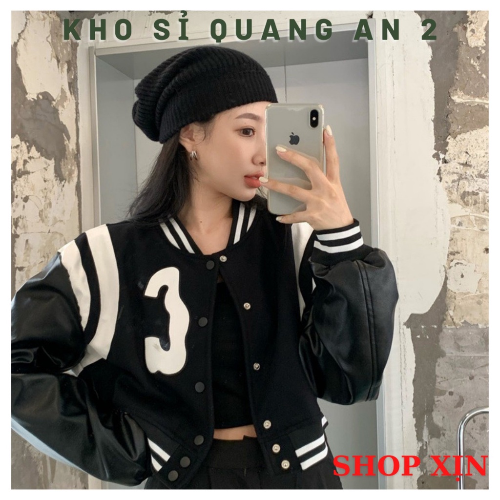 Dynamic Crochet Leather G-Line Bomber Jacket