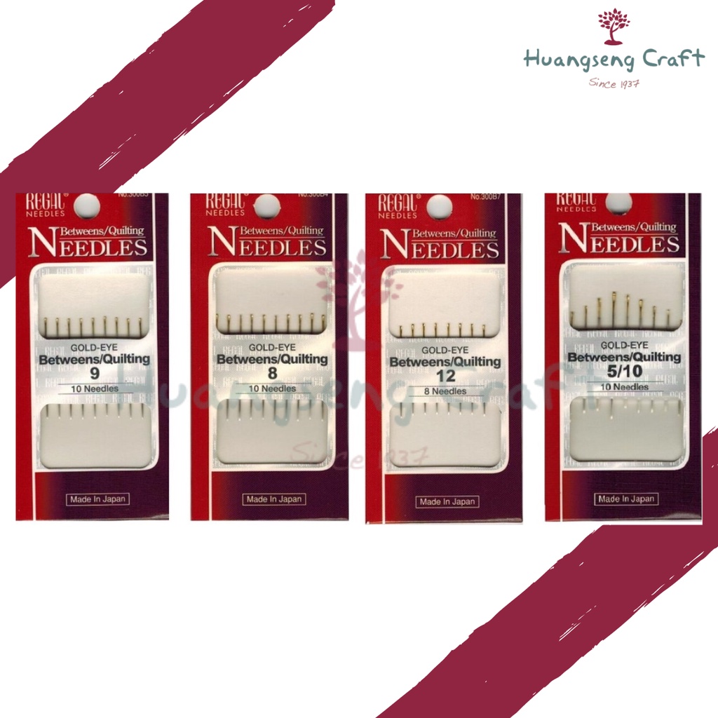 REGAL Gold Eye - Betweens/Quilting เข็มงานควิลท์ ญี่ปุ่นแท้