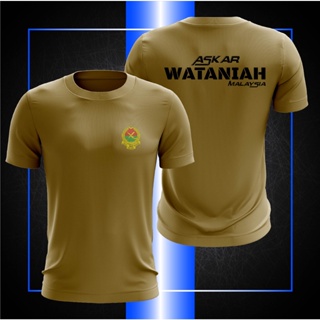 เสื้อยืดผ้าฝ้าย เสื้อยืด BAJU INNER ASKAR WATANIAH ไมโครไฟเบอร์