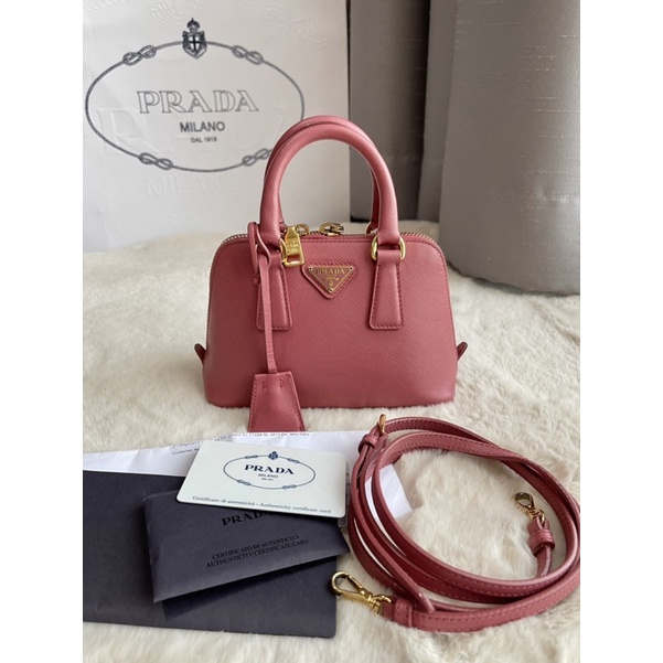 Used prada Alma mini ปี13  (สีTamaris)