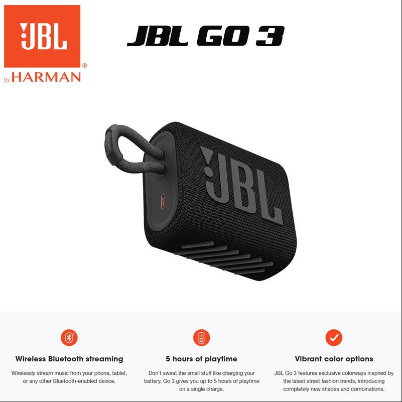 JBL Bluetooth Speaker 2.0 Go 3 ลำโพงบลูทูธ