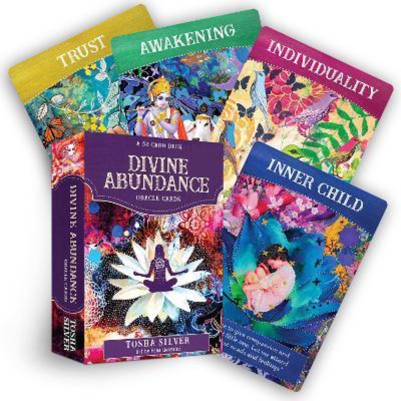 (พร้อมส่ง) Divine Abundance Oracle Cards ไพ่แท้ 100% มือหนึ่ง ในซีล