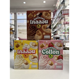 Collon Strawberry flavour (Biscuit roll) ตรากูลิโกะ 46g.