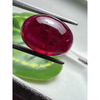 synthetic Ruby 14x18 mm weight 18 carats lab created