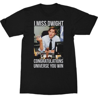 Miss Dwight The Office T-Shirt เสื้อผู้ชายเท่ เสื้อเบลาส์