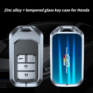 Alloy Car Key Fob Cover Case Holder Shell for Honda CRV CR-V Fit Freed Pilot Civic Accord HR-V HRV City Odyssey XR-V Acc