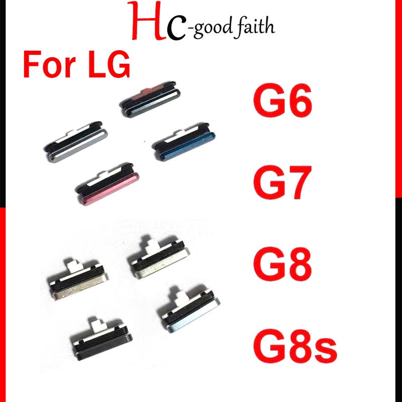 ใหม่ ปุ่มปรับระดับเสียงด้านข้าง คุณภาพสูง สําหรับ LG G6 G6 ThinQ G7 G7 ThinQ G8 G8S