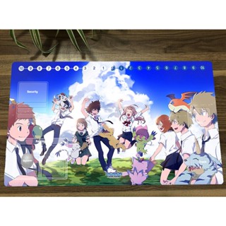 แผ่นรองเมาส์เล่นเกม ลาย Digimon Adventure Duel Playmat CCG DTCG พร้อมกระเป๋าเก็บ