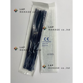 ไม้เขี่ยเชื้อพลาสติกปราศจากเชื้อ ขนาด1,10 ไมโครลิตร ,Sterile Innoculating Loop size 1,10 ul (20 ชิ้น /pack)