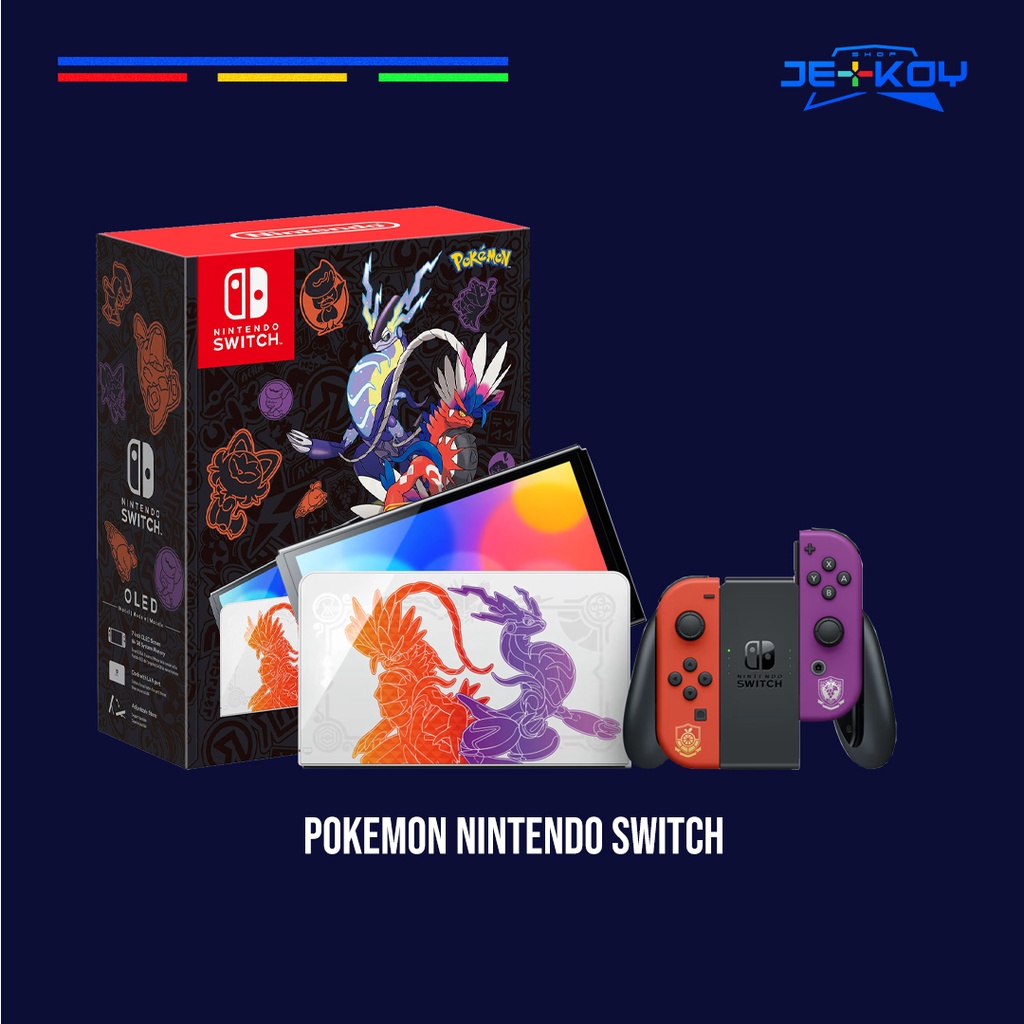 Nintendo Switch รุ่น Oled Model Pokémon Scarlet Violet Edition Jetkoy