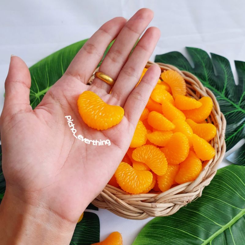 กลีบส้ม🍊ส้มปลอม กลีบส้มปลอม เนื้อส้ม กลีบส้ม(ชิ้นละ) - รูปที่ 2