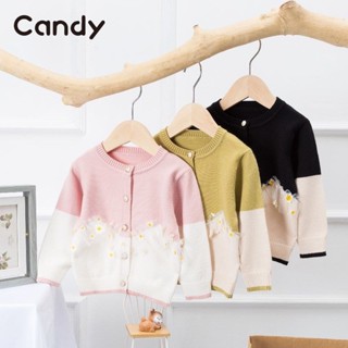 Candy Kids Candy เสื้อกันหนาวเด็ก เสื้อผ้าเด็ก ชุดเด็ก สไตล์เกาหลี นุ่ม และสบาย ins สบาย Comfortable ทันสมัย CK220106 36Z230909