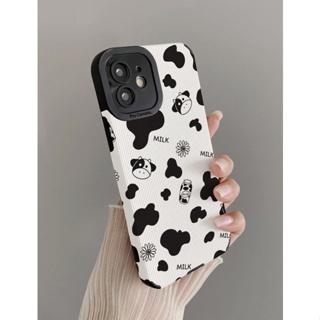 เคสไอโฟนลายวัวขาวดำ i6-14promax (Case iphone) เคสมือถือ เคสวัว เคสร่อง เคสขาว เคสดำ เคสการ์ตูน เคสมินิมอล เคสคลุมกล้อง